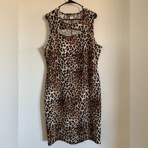 Brat Star Wild Leopard Mini Dress